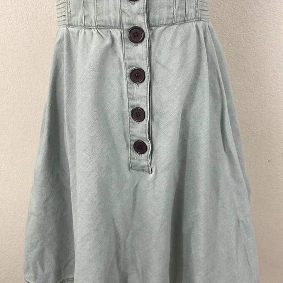 Radcliffe London sleeveless denim button dress size 6 - Picture 5 of 7